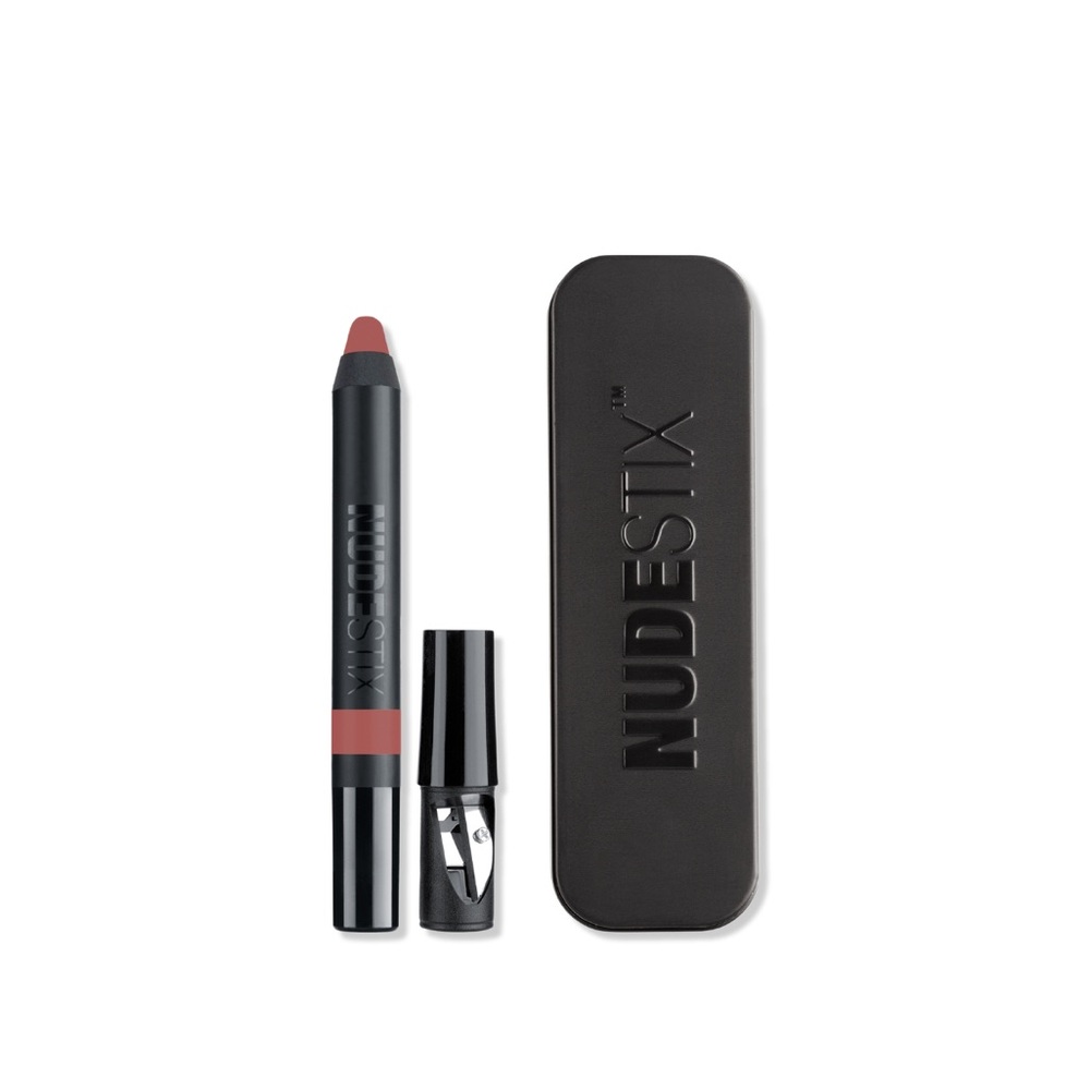 Nudestix Magnetic Matte Lip Color in Rose - Lipstick Crayon